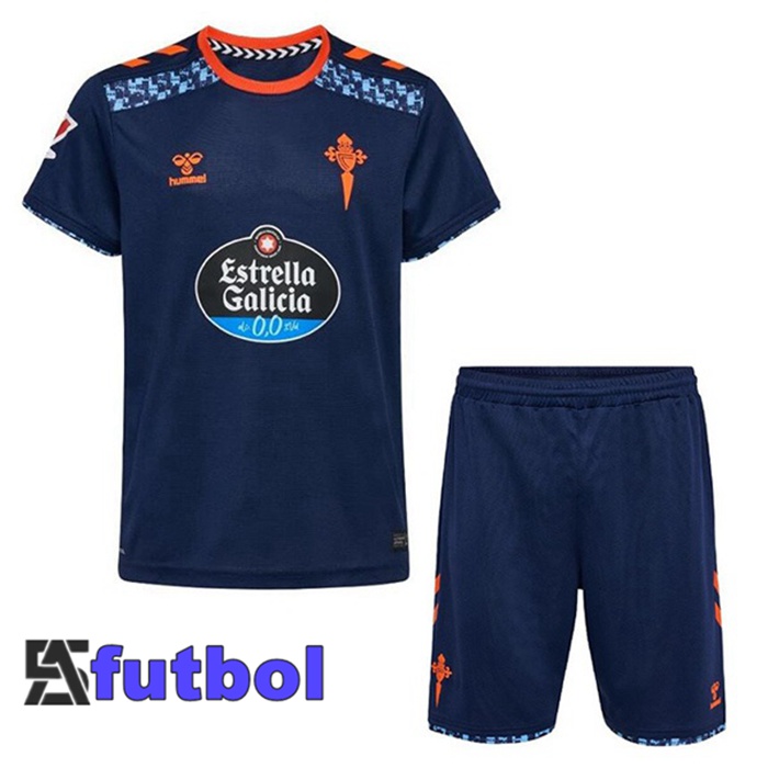 Camisetas De Futbol Celta Vigo Ninos Segunda Azul 2024/2025