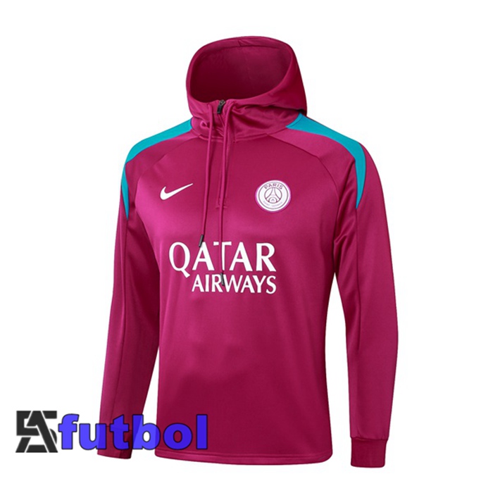 Sudadera Con Capucha Paris PSG Rojo 2024/2025