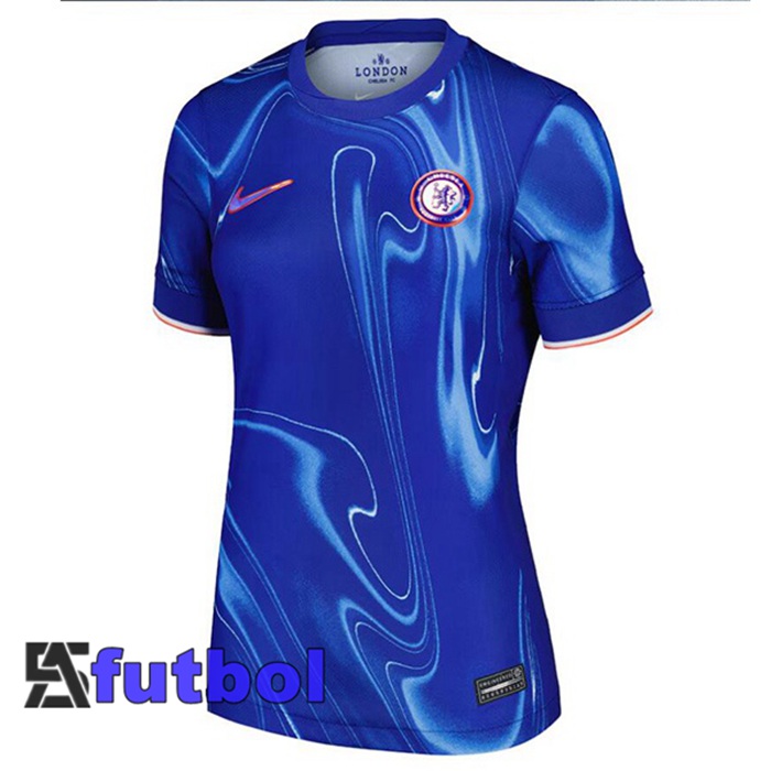 Camisetas De Futbol FC Chelsea Mujer Primera Azul 2024/2025