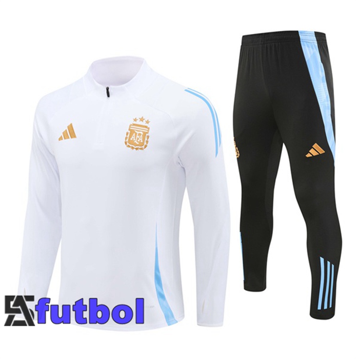 Chandal Futbol Argentina Blanco 2024/2025