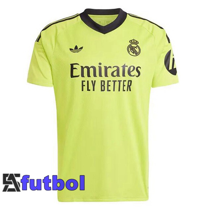 Camisetas De Futbol Real Madrid Portero Amarillo 2024/2025