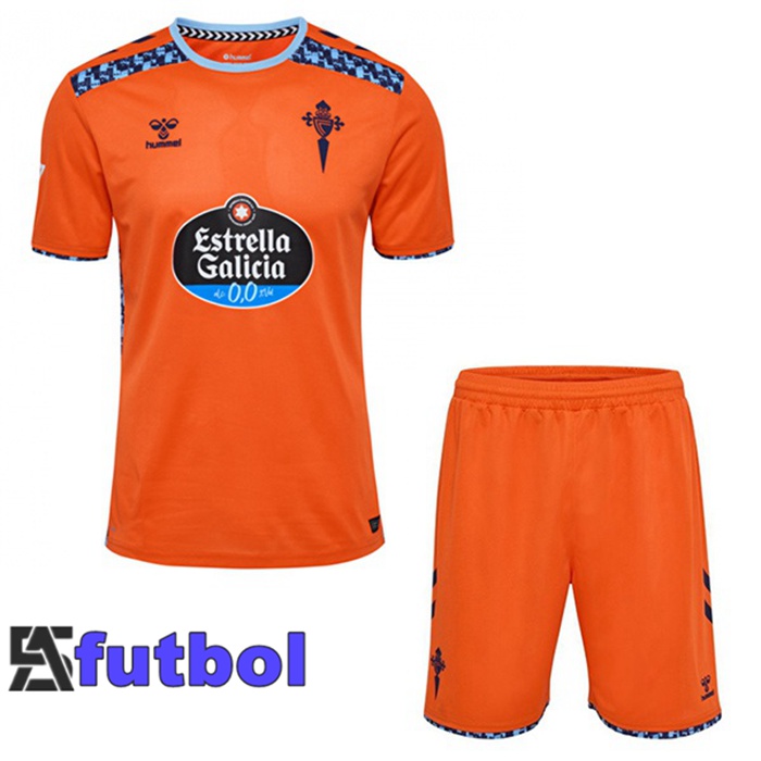 Camisetas De Futbol Celta Vigo Ninos Tercera Naranja 2024/2025