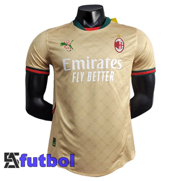 Camisetas De Futbol AC Milan Edición Especialcile Amarillo 2024/2025