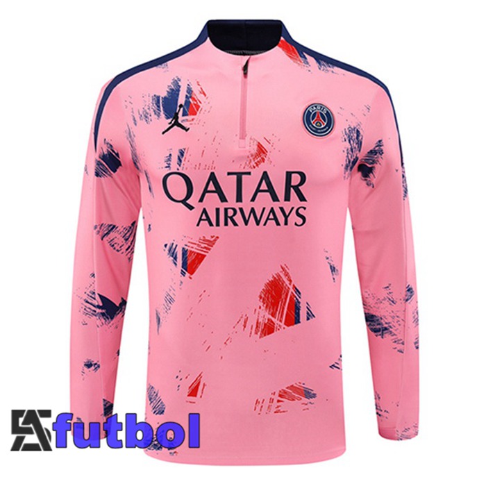 Sudadera De Entrenamiento Paris PSG Rosado 2024/2025