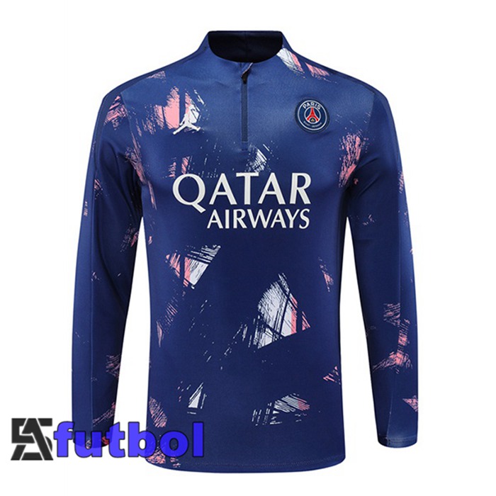 Sudadera De Entrenamiento Paris PSG Azul Real 2024/2025