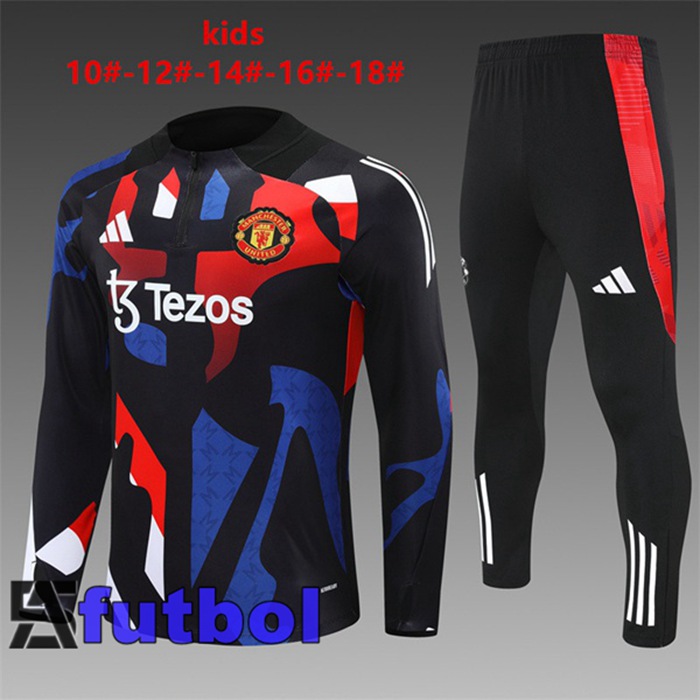 Chandal Equipos De Futbol Manchester United Ninos Negro 2024/2025