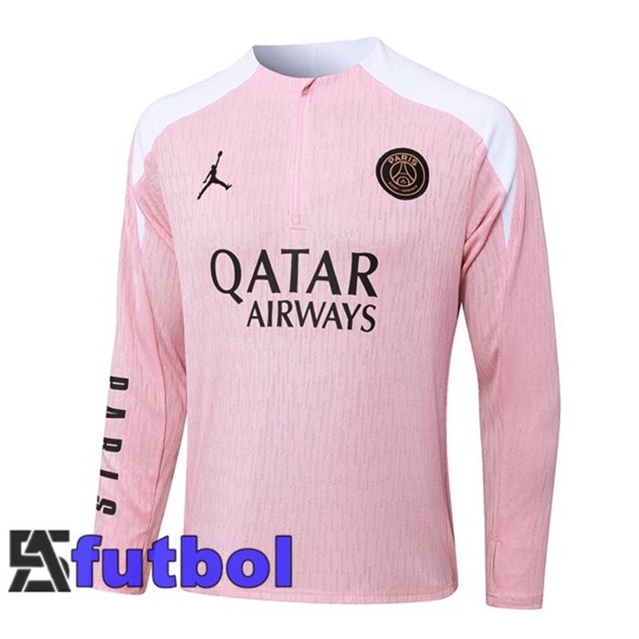 Sudadera De Entrenamiento JORDAN Paris PSG Rosado 2024/2025