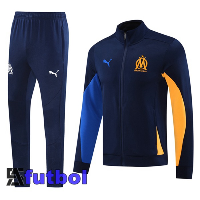 Chandal Futbol - Chaqueta Marsella OM Azul Real 2025/2026