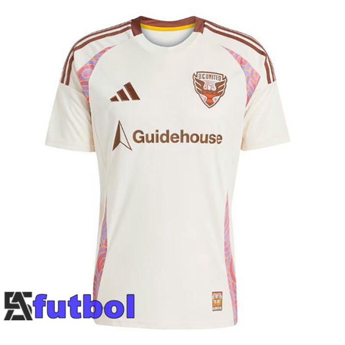 Camisetas De Futbol D.C United Segunda Blanco 2025/2026
