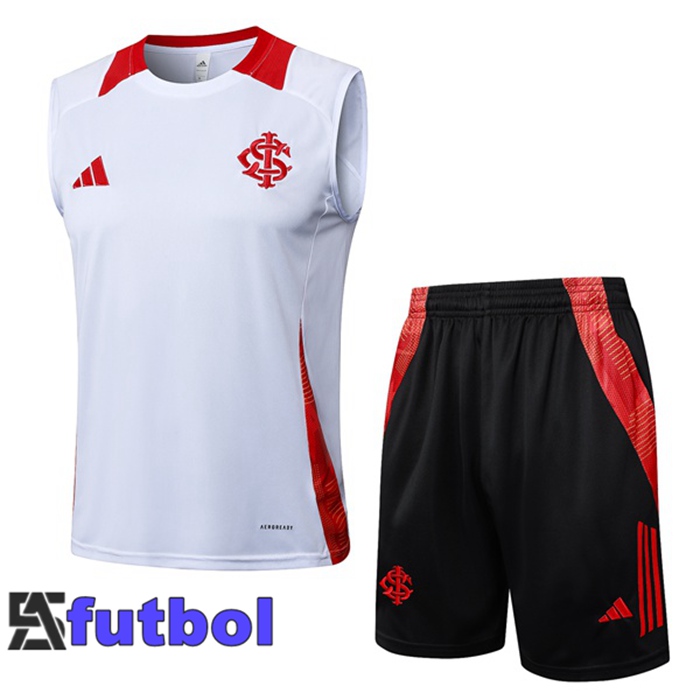 Chalecos De Futbol SC Internacional + Cortos Blanco 2025/2026
