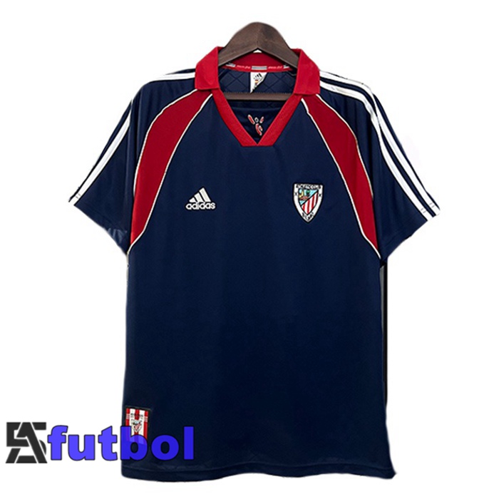 Camisetas De Futbol Athletic Club Retro Segunda Azul Real 1999-2000