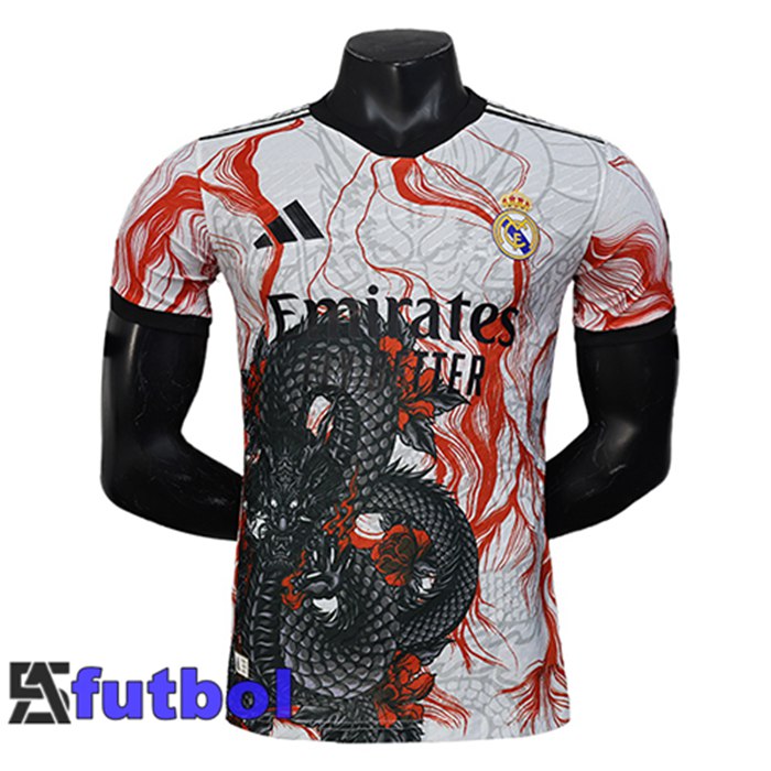 Camisetas De Futbol Real Madrid Edición Especial Blanco/Rojo 2025/2026