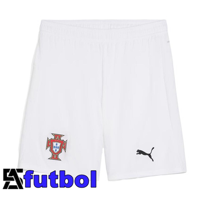 Cortos de Futbol Portugal Segunda Blanco 2025/2026
