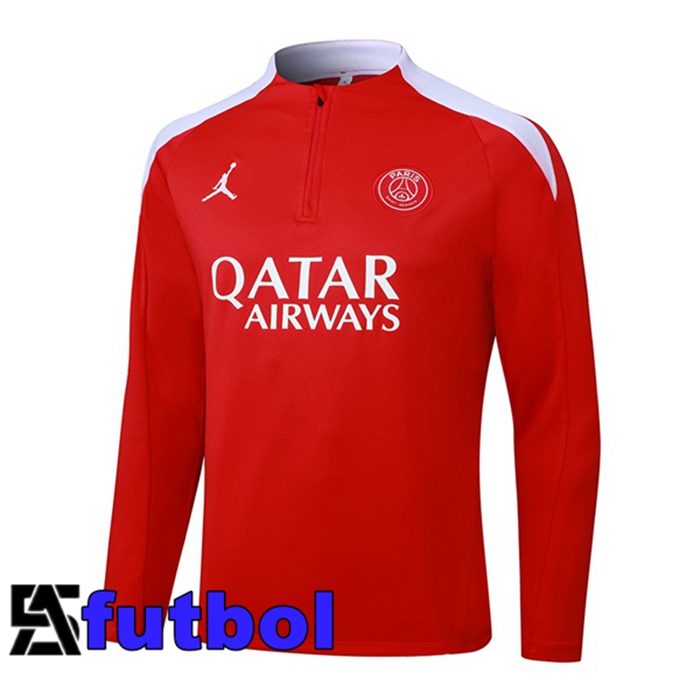 Sudadera De Entrenamiento Jordan Paris PSG Rojo 2025/2026