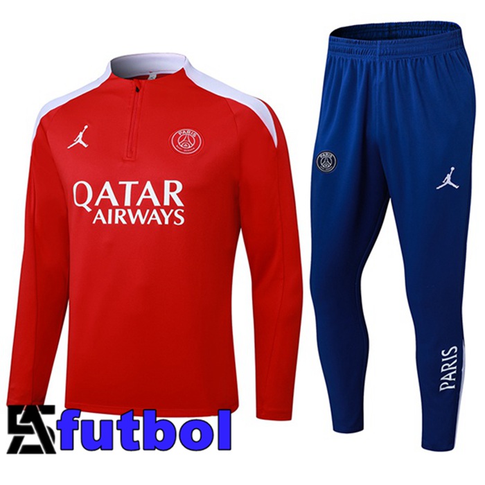 Chandal Equipos De Futbol Jordan Paris PSG Rojo 2025/2026