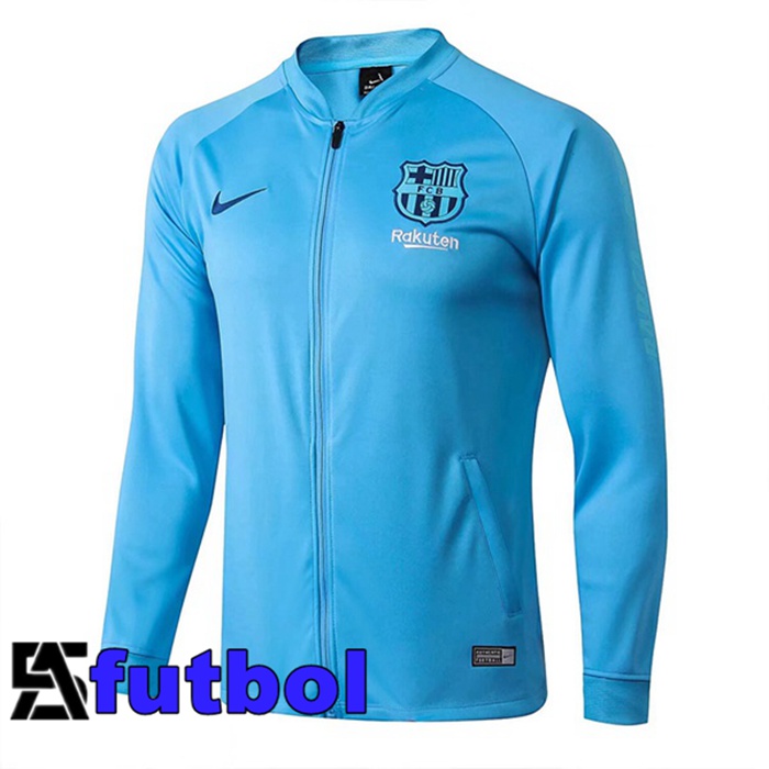 Chaquetas Futbol FC Barcelona Azul 2025/2026