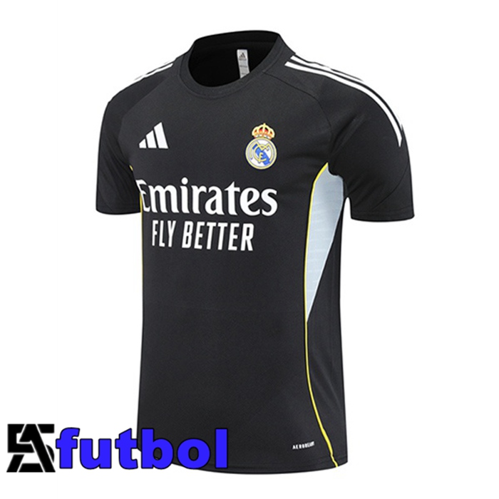 Camiseta Entrenamiento Real Madrid Negro 2025/2026