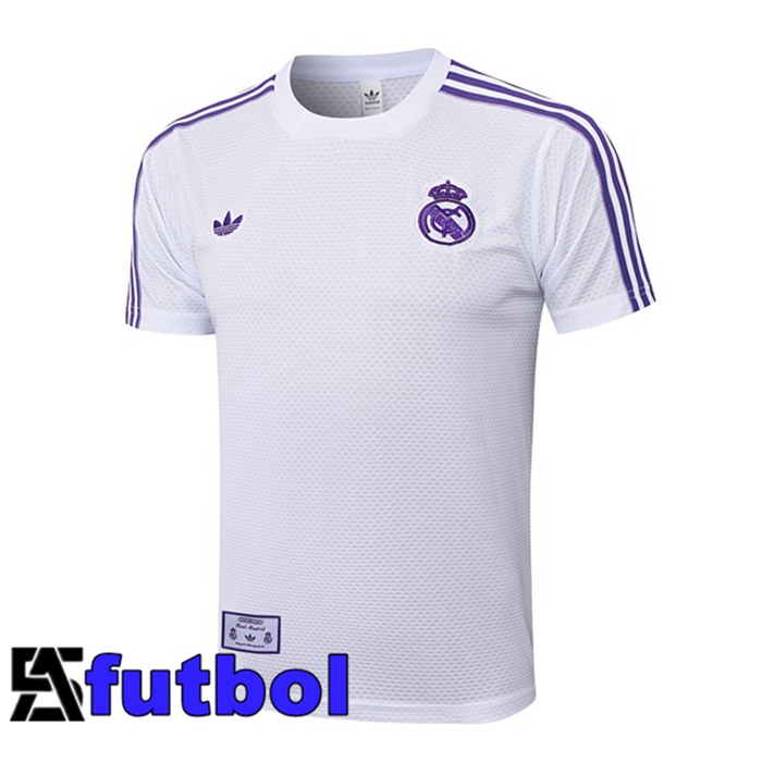 Camiseta Entrenamiento Real Madrid Blanco 2025/2026
