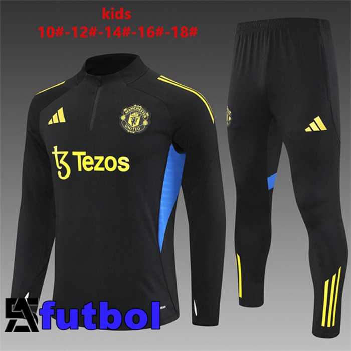 Chandal Equipos De Futbol Manchester United Ninos Negro 2025/2026