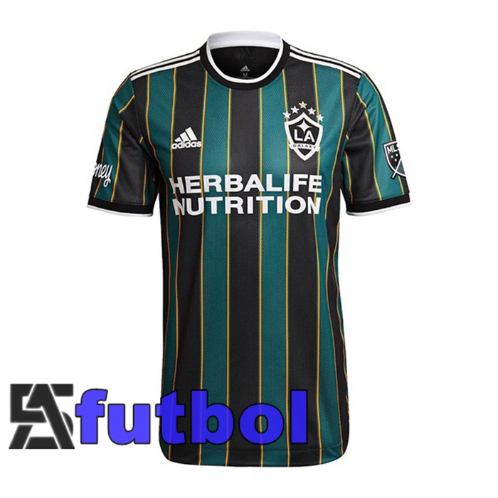 Camiseta LA Galaxy Segunda Negro Verde 2022