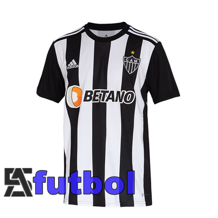 Camiseta Atletico Mineiro Primera Negro Blanco 2022/2023