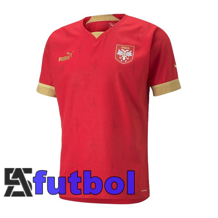 Camiseta Nacional Serbia Primera Rojo 2022/2023