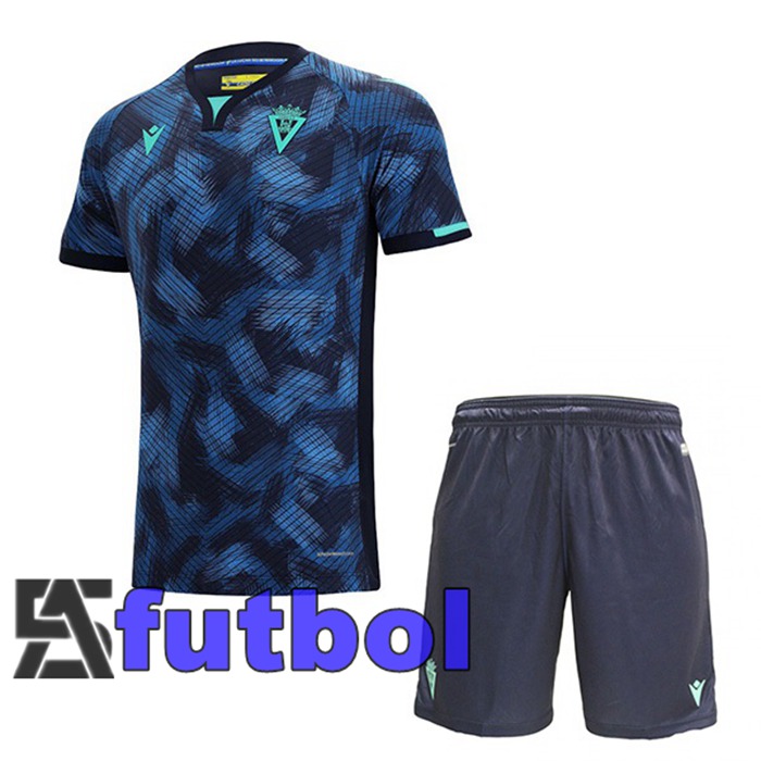 Camiseta Cadiz CF Ninos Segunda 2021/2022