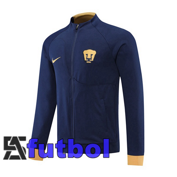 Chaquetas Futbol Pumas UNAM Azul Royal 2022/2023