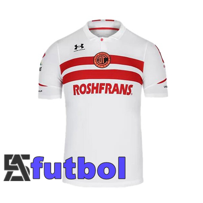 Camiseta Deportivo Toluca Segunda Blanco 2021/2022