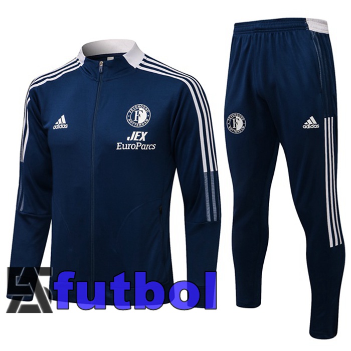 Chandal Futbol - Chaqueta Feyenoord Azul Royal 2021/2022