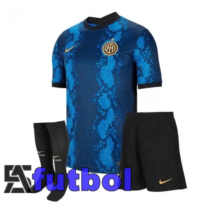 Camiseta Inter Milan Ninos Primera Azul 2021/2022