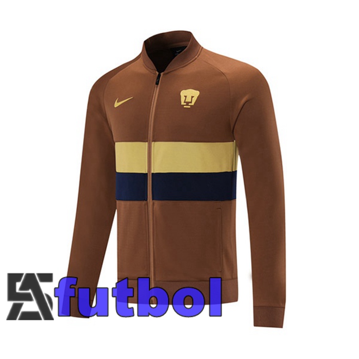 Chaquetas Futbol Pumas UNAM Amarillo 2021/2022
