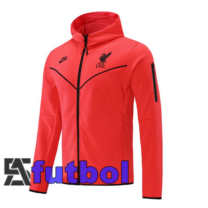 Chaqueta Con Capucha FC Liverpool Naranja 2021/2022