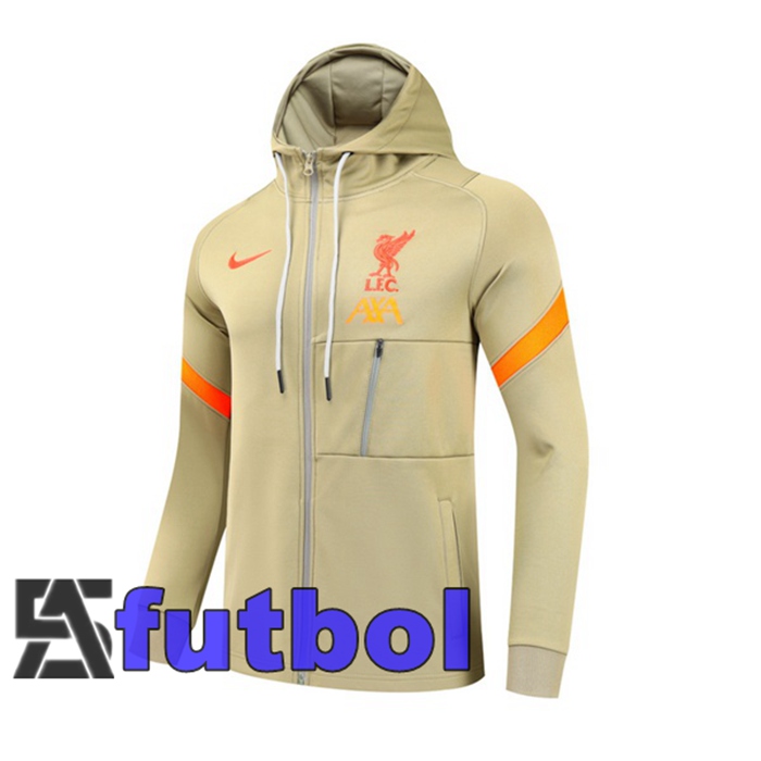 Chaqueta Con Capucha FC Liverpool Amarillo 2021/2022