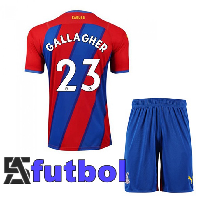 Camiseta Crystal Palace (GALLAGHER 23) Ninos Primera Rojo/Azul 2021/2022