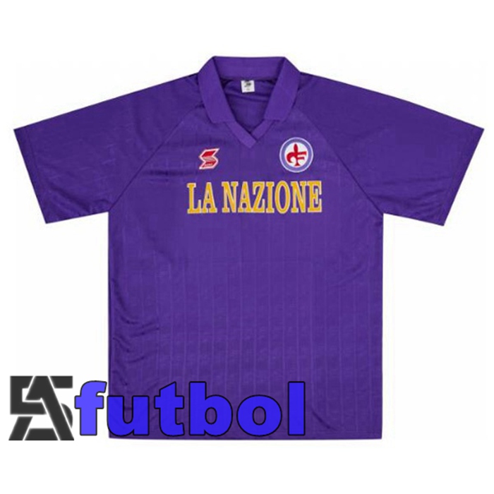 Camiseta ACF Fiorentina Retro Primera Violeta 1989-1990