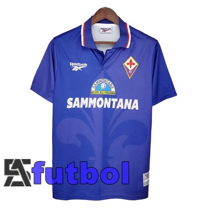 Camiseta ACF Fiorentina Retro Primera Azul 1995-1996